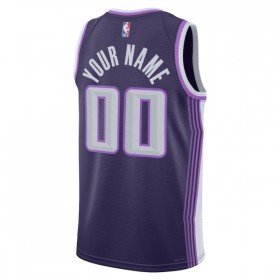 Maillot Homme Sacramento Kings Personnalisable 2025-26 Nike City Edition Violet Swingman